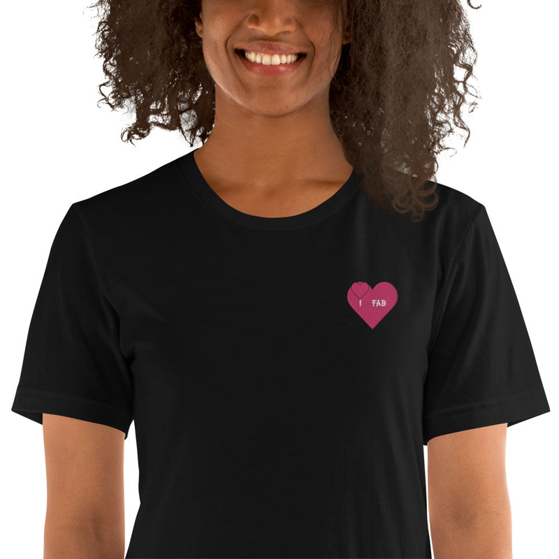 ImFabolous PrettyPink Short-Sleeve Unisex T-Shirt (PinkHeart)