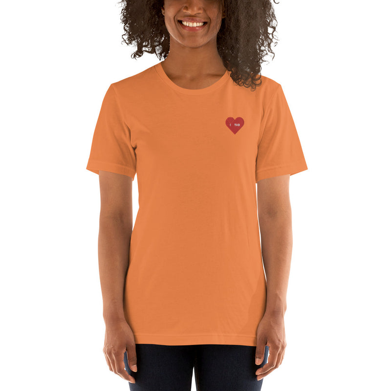 ImFabolous BloodRed Short-Sleeve Unisex T-Shirt (RedHeart)