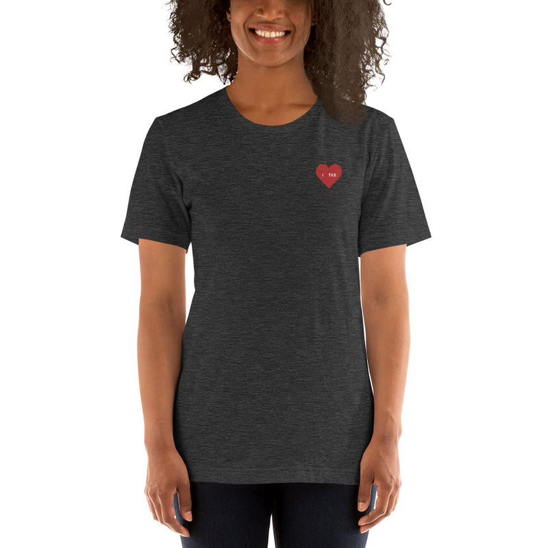 ImFabolous BloodRed Short-Sleeve Unisex T-Shirt (RedHeart)