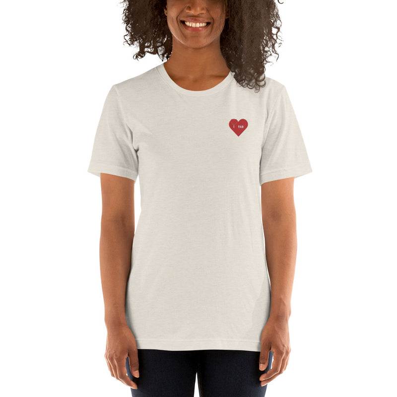 ImFabolous BloodRed Short-Sleeve Unisex T-Shirt (RedHeart)