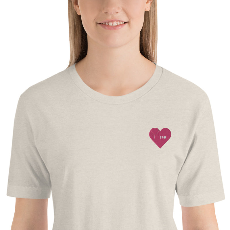 ImFabolous PrettyPink Short-Sleeve Unisex T-Shirt (PinkHeart)
