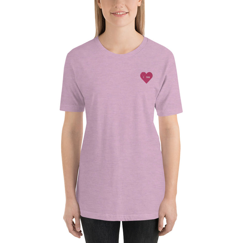 ImFabolous PrettyPink Short-Sleeve Unisex T-Shirt (PinkHeart)