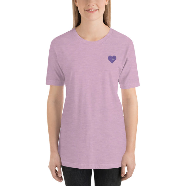 ImFabolous PurplePassion Short-Sleeve Unisex T-Shirt (PurpleHeart)