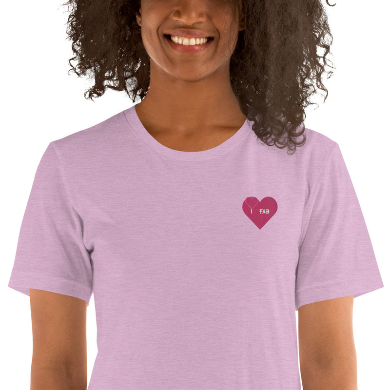 ImFabolous PrettyPink Short-Sleeve Unisex T-Shirt (PinkHeart)