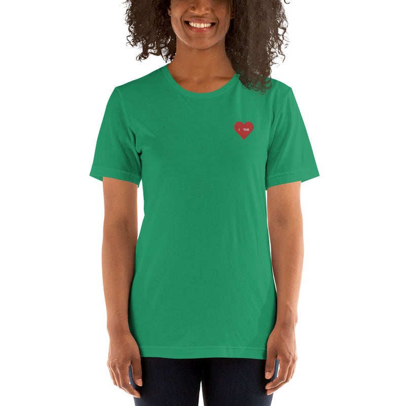 ImFabolous BloodRed Short-Sleeve Unisex T-Shirt (RedHeart)