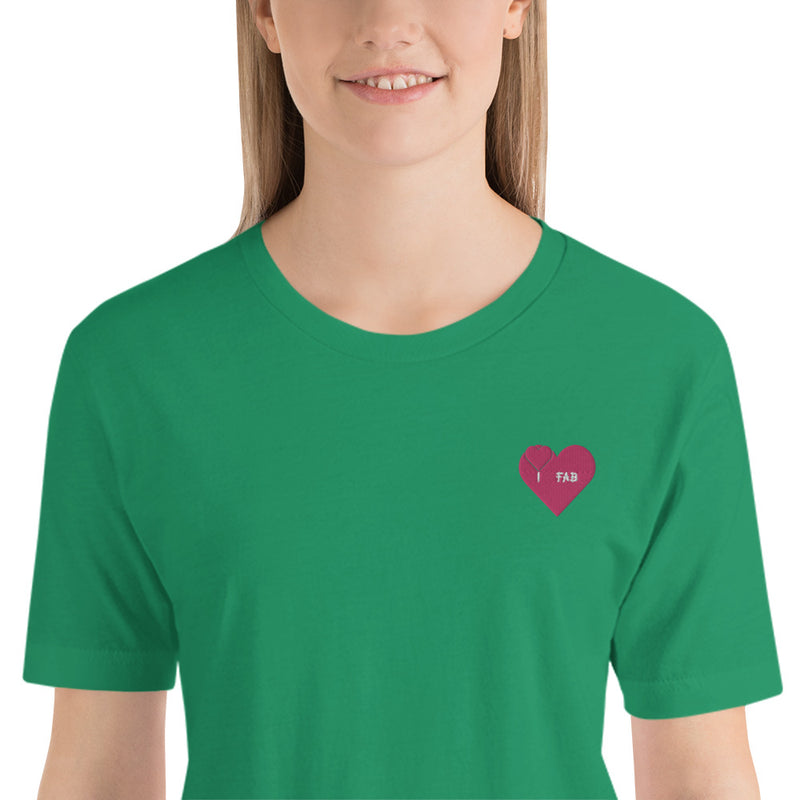 ImFabolous PrettyPink Short-Sleeve Unisex T-Shirt (PinkHeart)