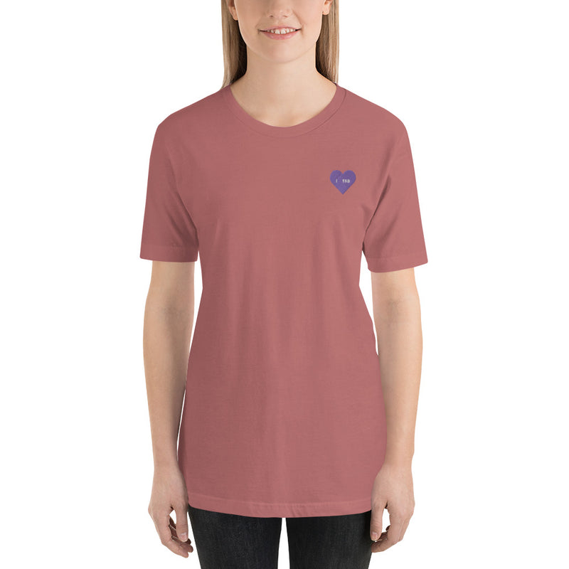 ImFabolous PurplePassion Short-Sleeve Unisex T-Shirt (PurpleHeart)