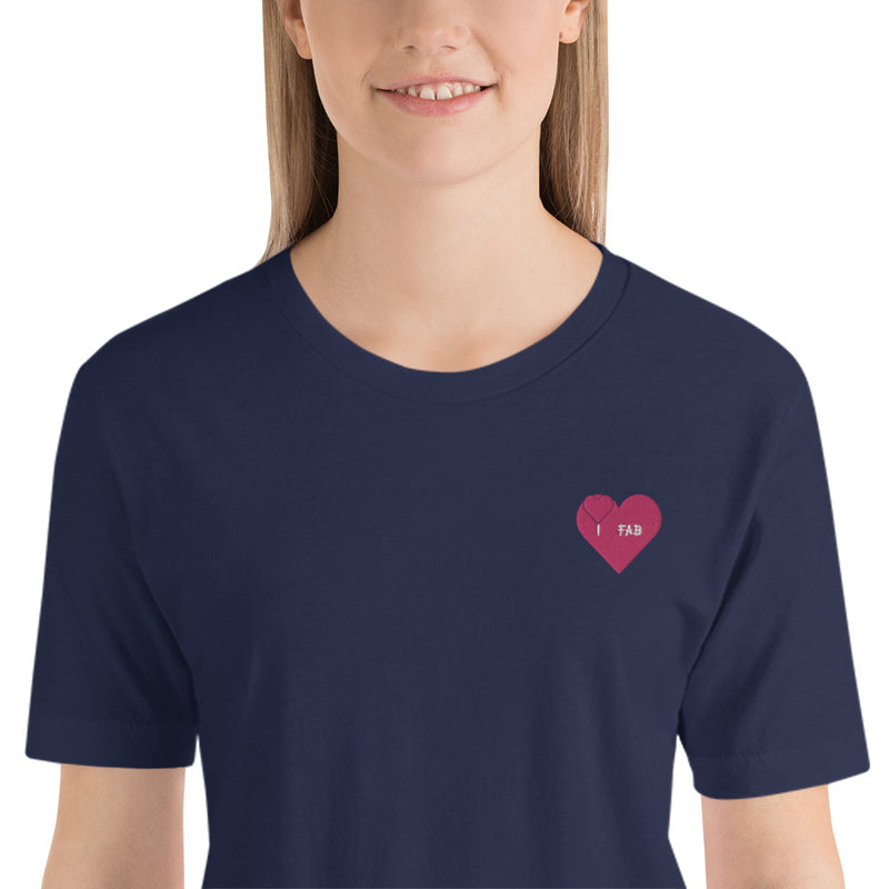 ImFabolous PrettyPink Short-Sleeve Unisex T-Shirt (PinkHeart)