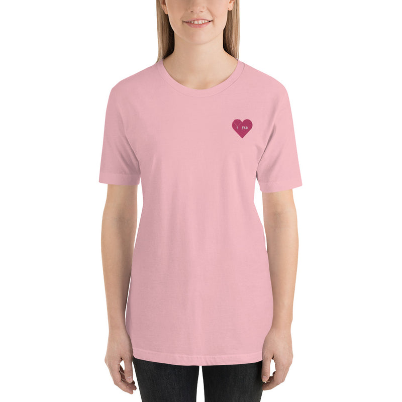 ImFabolous PrettyPink Short-Sleeve Unisex T-Shirt (PinkHeart)