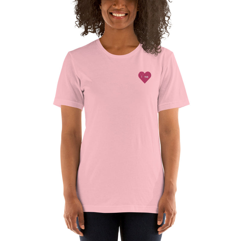 ImFabolous PrettyPink Short-Sleeve Unisex T-Shirt (PinkHeart)