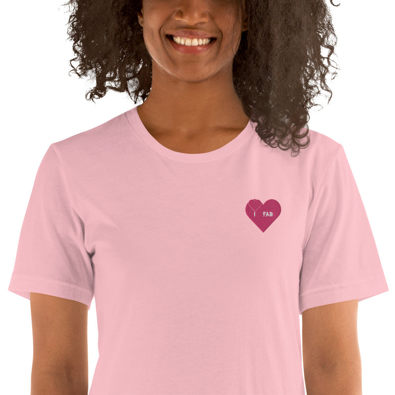 ImFabolous PrettyPink Short-Sleeve Unisex T-Shirt (PinkHeart)