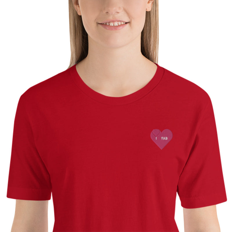 ImFabolous PrettyPink Short-Sleeve Unisex T-Shirt (PinkHeart)