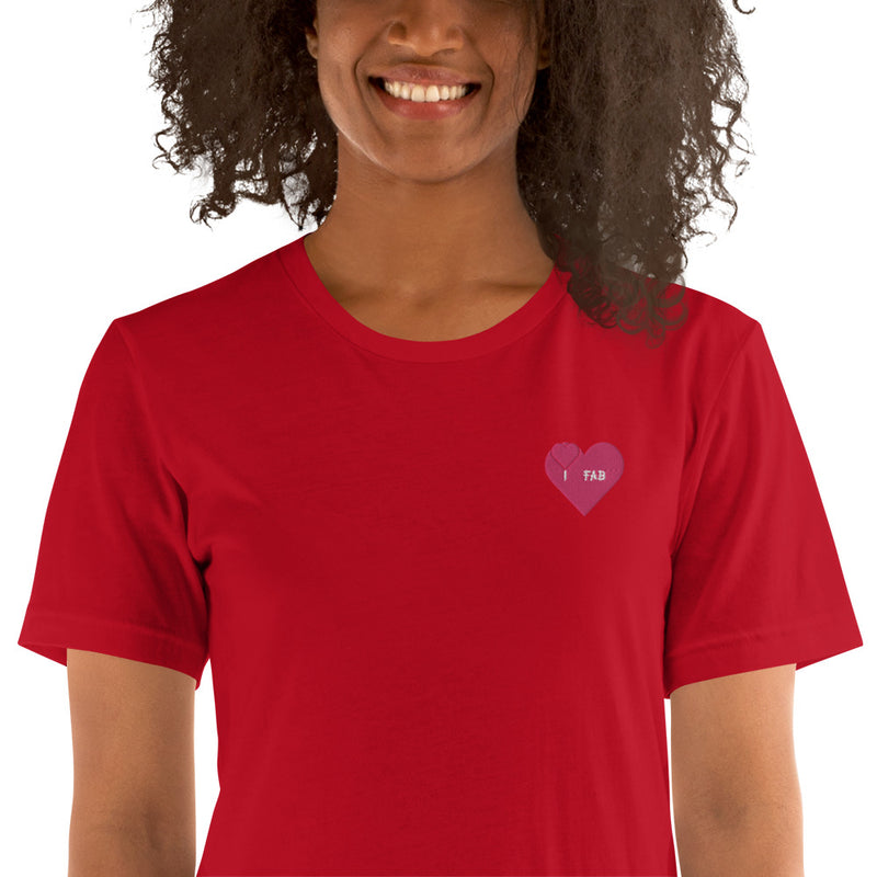 ImFabolous PrettyPink Short-Sleeve Unisex T-Shirt (PinkHeart)