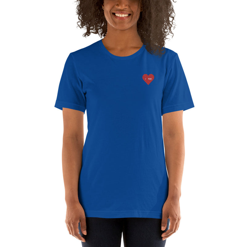 ImFabolous BloodRed Short-Sleeve Unisex T-Shirt (RedHeart)