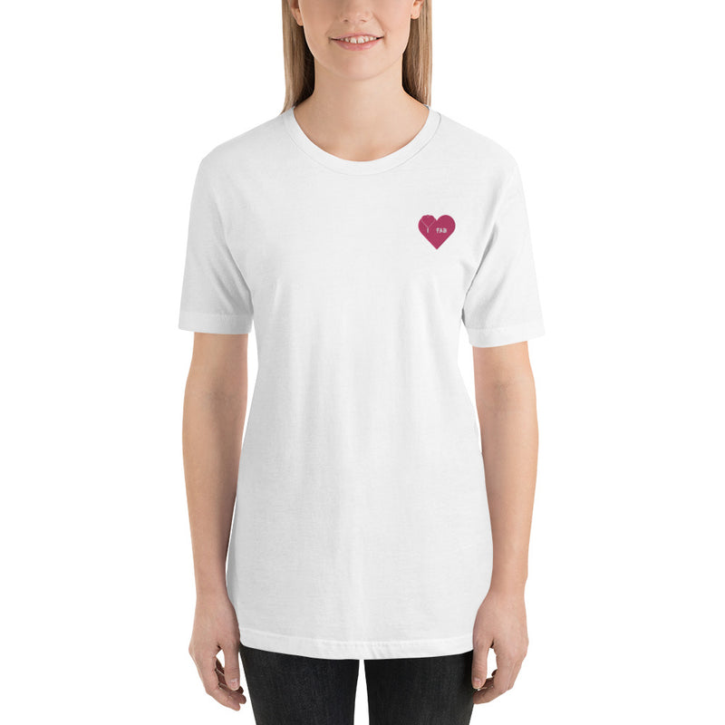 ImFabolous PrettyPink Short-Sleeve Unisex T-Shirt (PinkHeart)