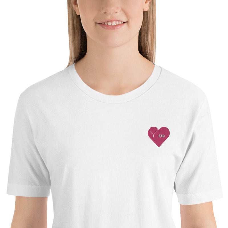 ImFabolous PrettyPink Short-Sleeve Unisex T-Shirt (PinkHeart)