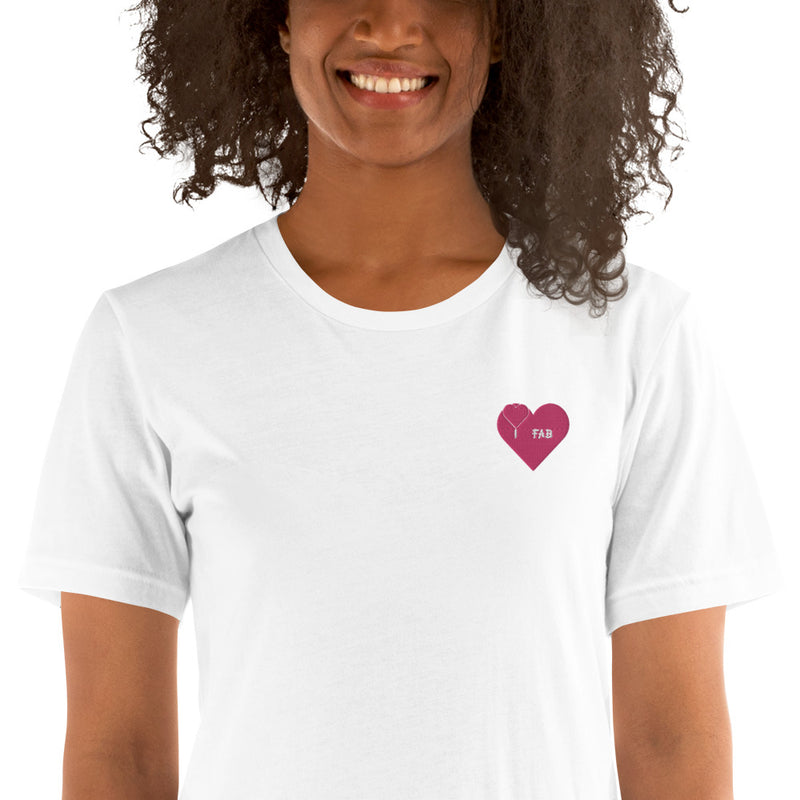 ImFabolous PrettyPink Short-Sleeve Unisex T-Shirt (PinkHeart)